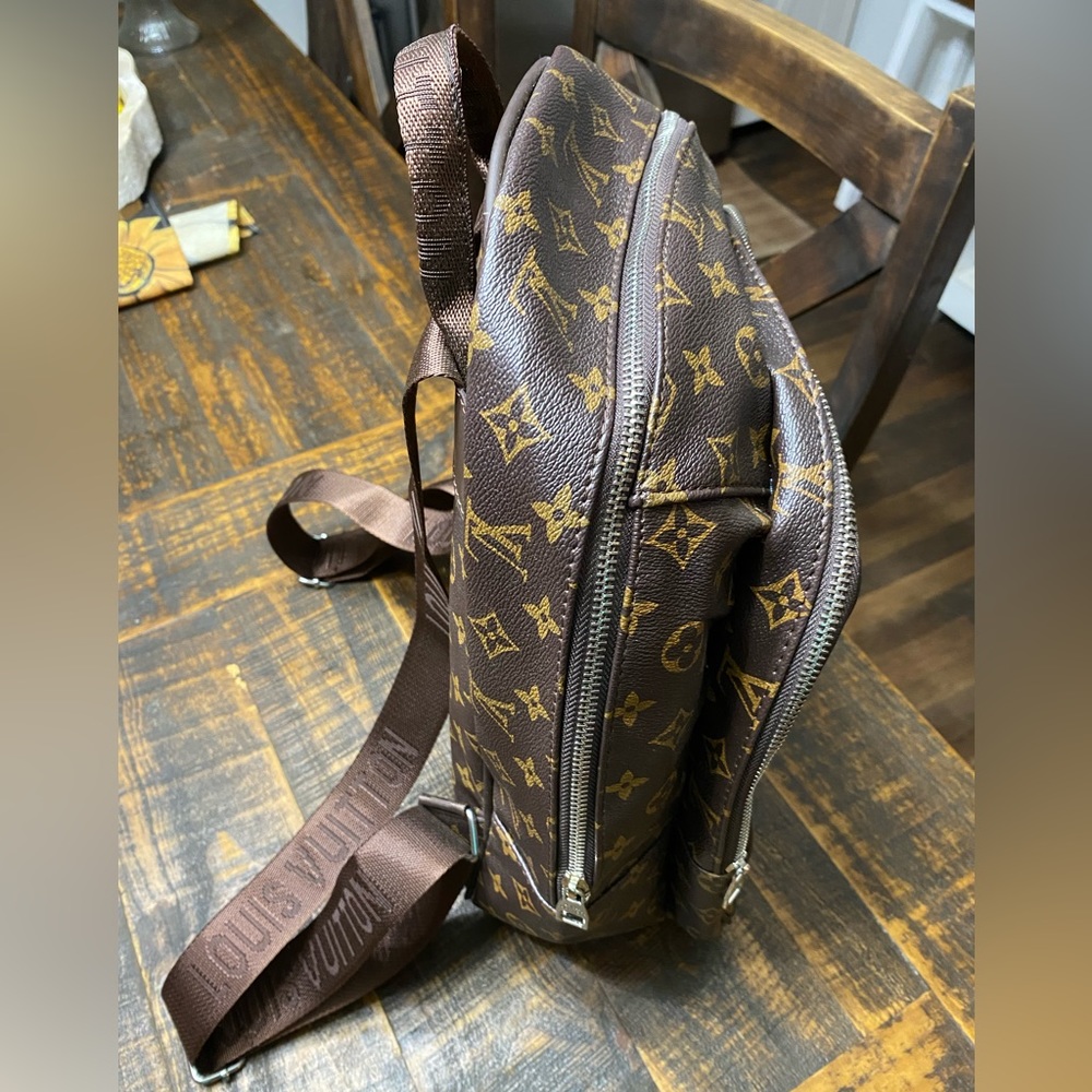 Canvas print backpack
